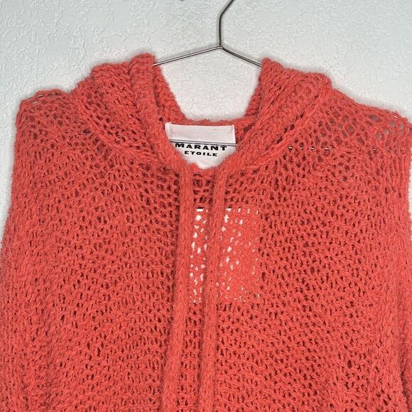 NWT Marant ÉTOILE Loose Knot Hoodie Sweater Coral XL / Fr 44 - Picture 3 of 13